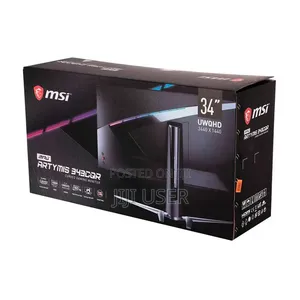 34inchs Msi Curved Ips 3440 X 1440 Pixels Monitor 165hz