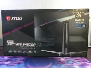 34inchs Msi Curved Ips 3440 X 1440 Pixels Monitor 165hz