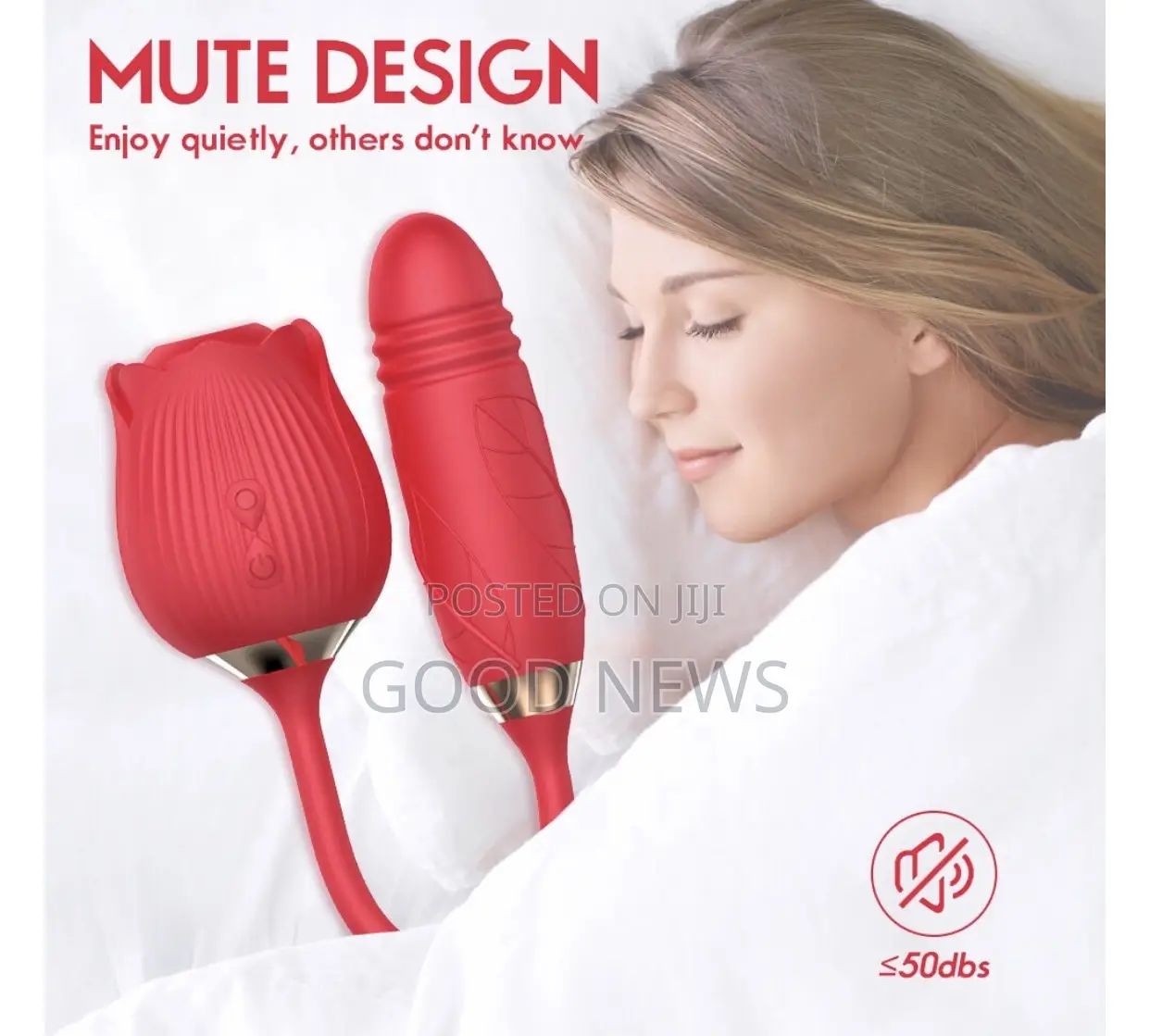 2-N1 Rose Vibrator Sex Toy