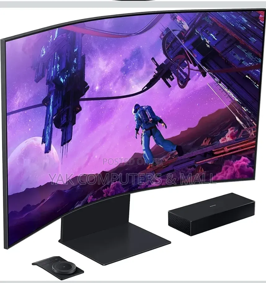 55 Inch Samsung Odyssey Ark Curved Uhd With 165hz Refresh Rate