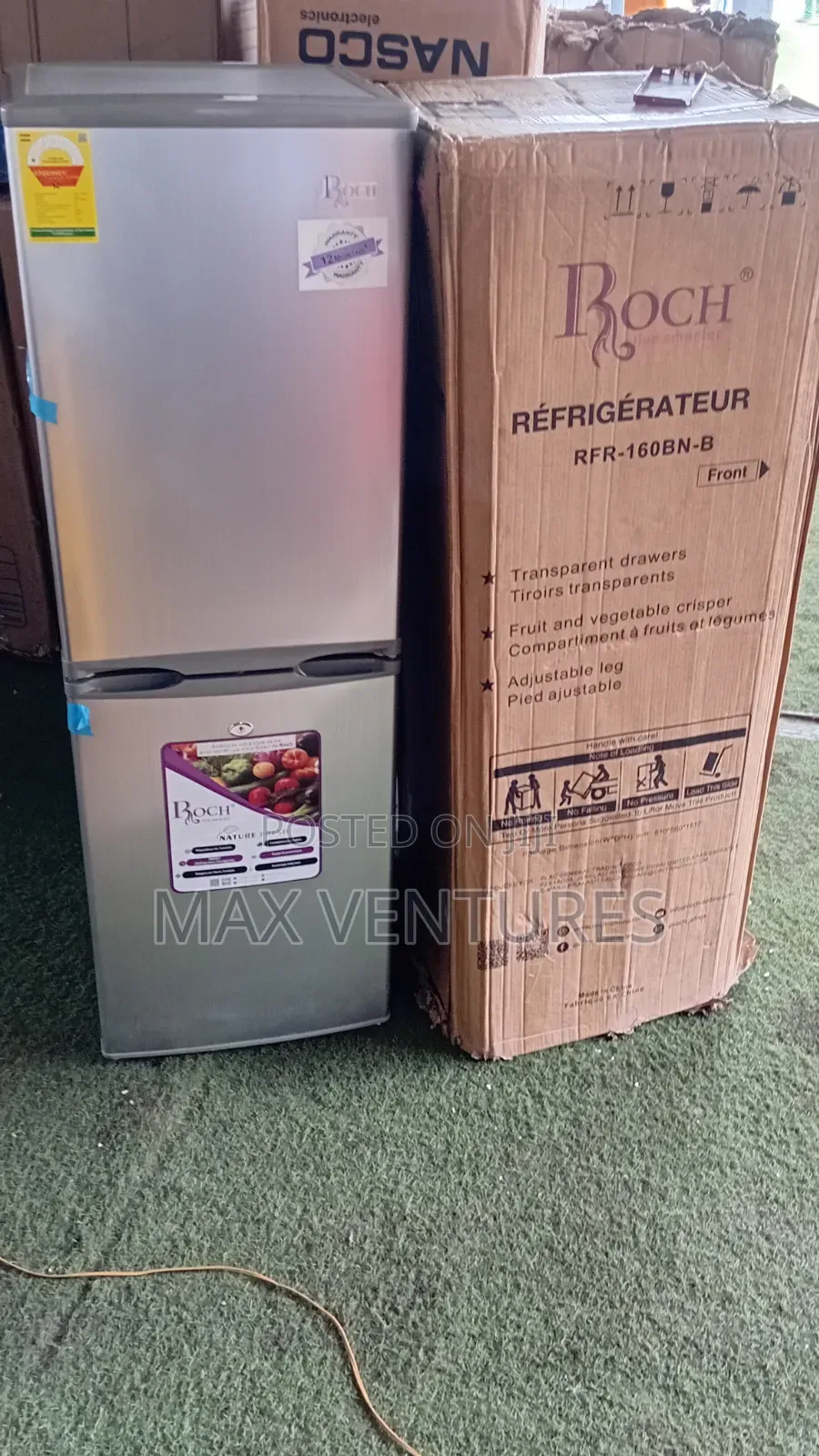 Roch 157L Fridge Freezer – Spacious Interior And