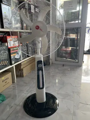 Brand New H a 18" Rechargeable Standing Fan