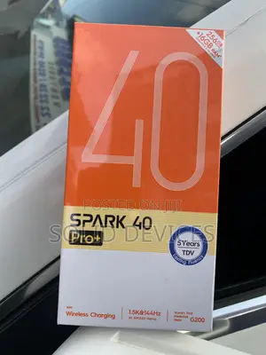 New Tecno Spark 40 Pro+ 256 GB Black
