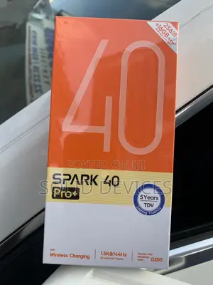 New Tecno Spark 40 Pro+ 256 GB Black