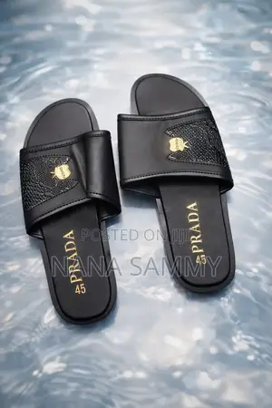Luxury Men's Brown Designer Slide Sandals – Size 41'42' 43'44'45'