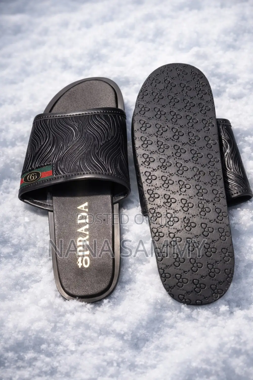 Luxury Men's Brown Designer Slide Sandals – Size 41'42' 43'44'45'