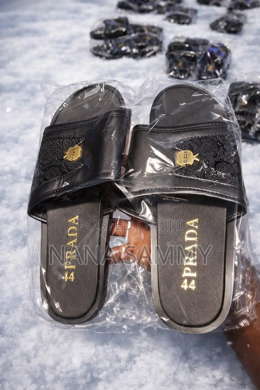 Luxury Men's Brown Designer Slide Sandals – Size 41'42' 43'44'45'