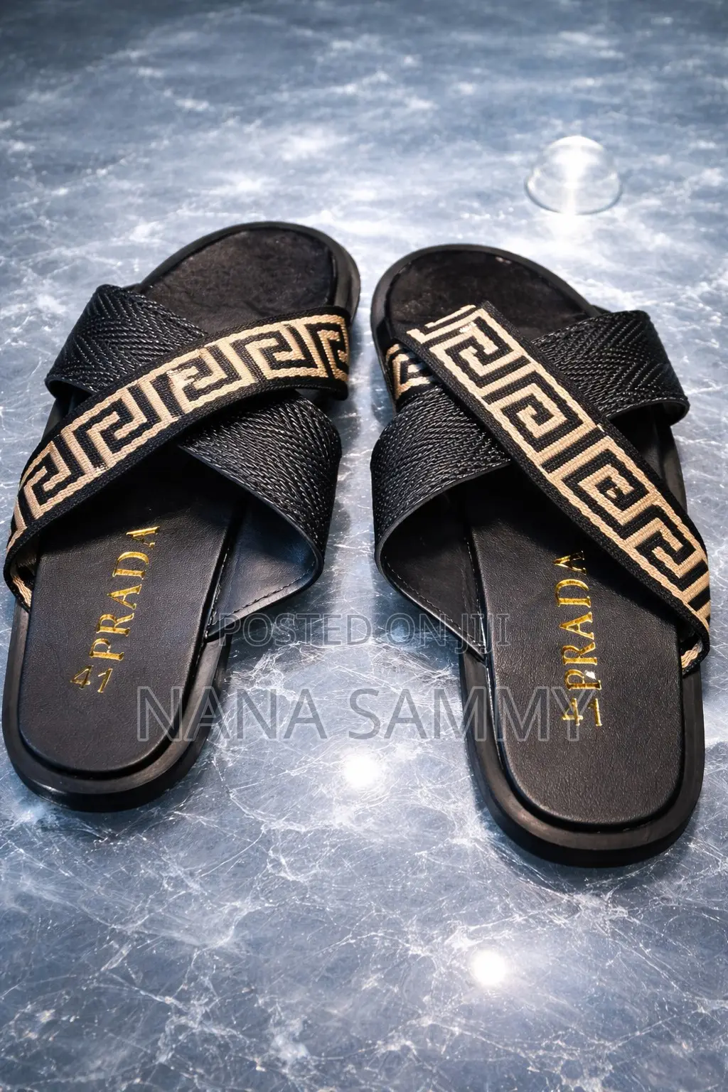Luxury Men's Brown Designer Slide Sandals – Size 41'42' 43'44'45'