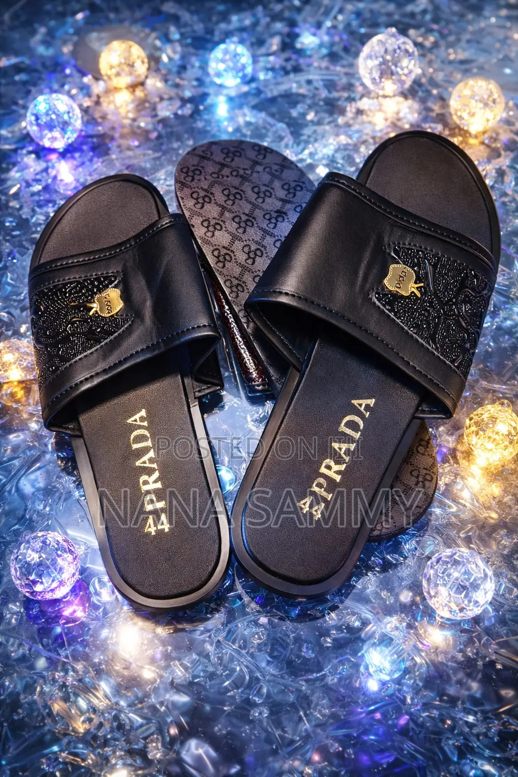 Luxury Men's Brown Designer Slide Sandals – Size 41'42' 43'44'45'