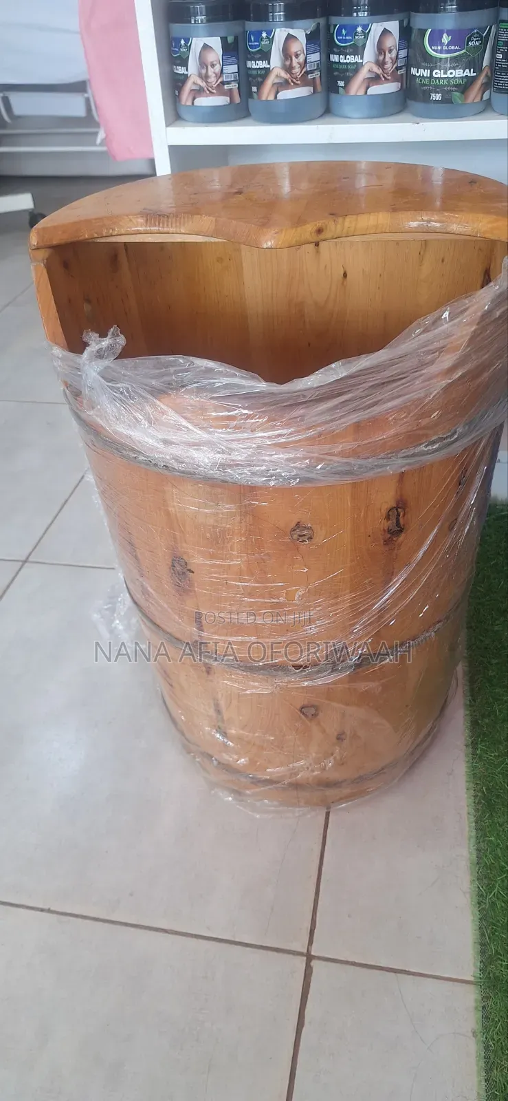 Luxury Wooden Foot Spa Bucket With Lid, Upgrade Your Pedicure Game