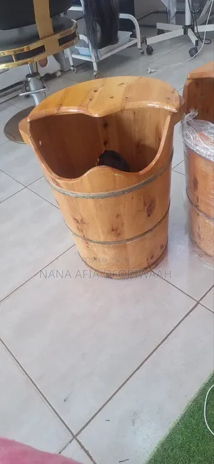 Luxury Wooden Foot Spa Bucket With Lid, Upgrade Your Pedicure Game