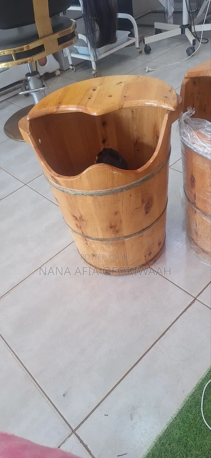 Luxury Wooden Foot Spa Bucket With Lid, Upgrade Your Pedicure Game