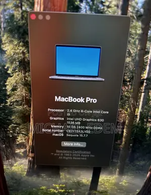 Laptop Apple MacBook Pro 2019 16GB Intel SSD 500GB