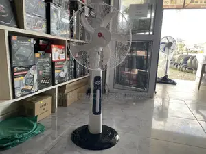 18" Big Blade Rechargeable Standing Fan With Remote Control (H A)