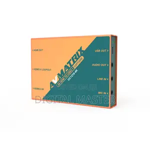 Avmatrix Uc1218-4ks Hdmi to USB Capture Box (Hdmi Capture Card)