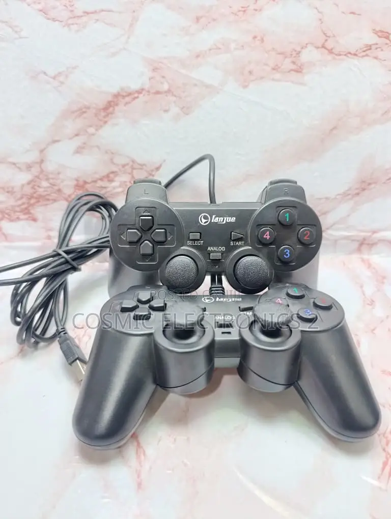 Lanjue Ergonomic 2-in-1 Wired USB Game Pad