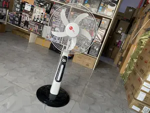 18" Rechargeable Standing Fan With Timer Function and Remote