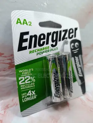 Energizer Rechargeable AA Batteries 2000mAh BP2 Pack
