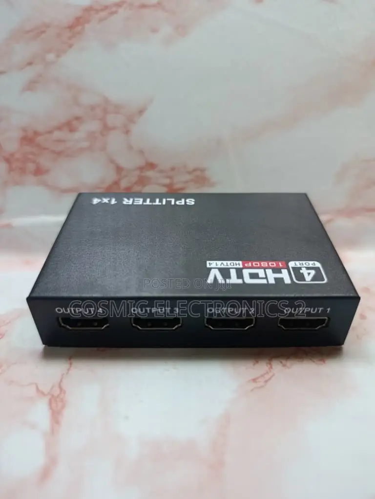 HDTV 1x4 Multi-Display Splitter With 1080P Full HD Support