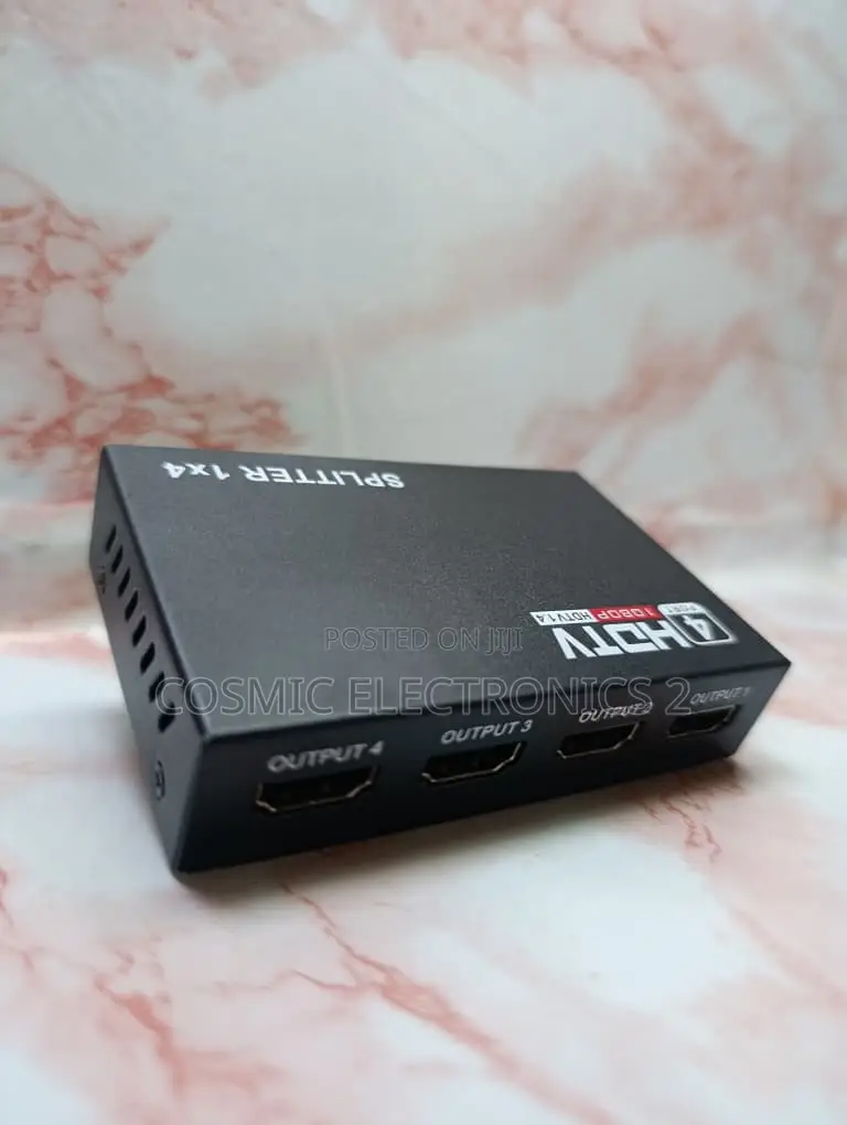 HDTV 1x4 Multi-Display Splitter With 1080P Full HD Support