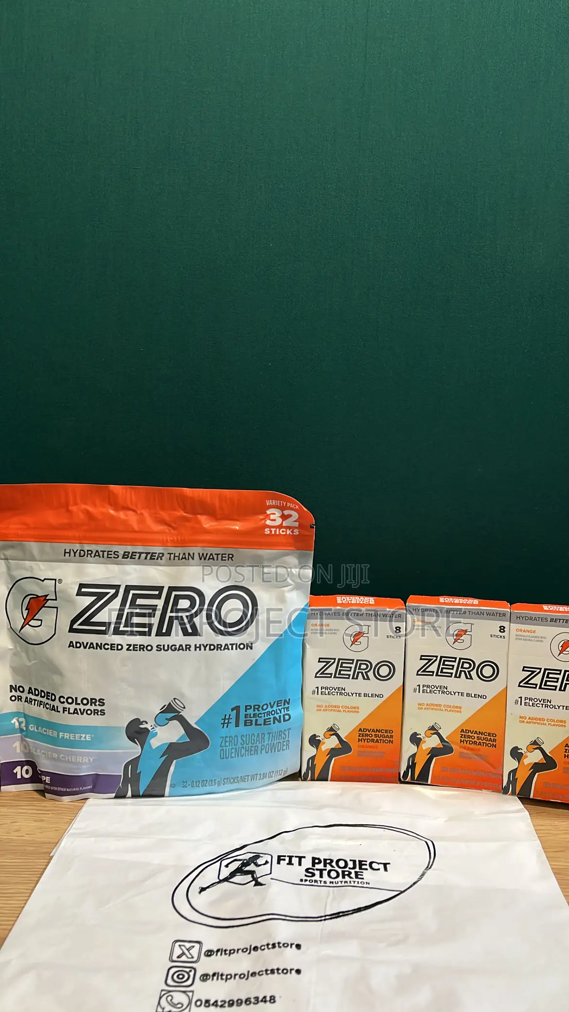 Gatorade Zero Electrolytes (32 Sticks)