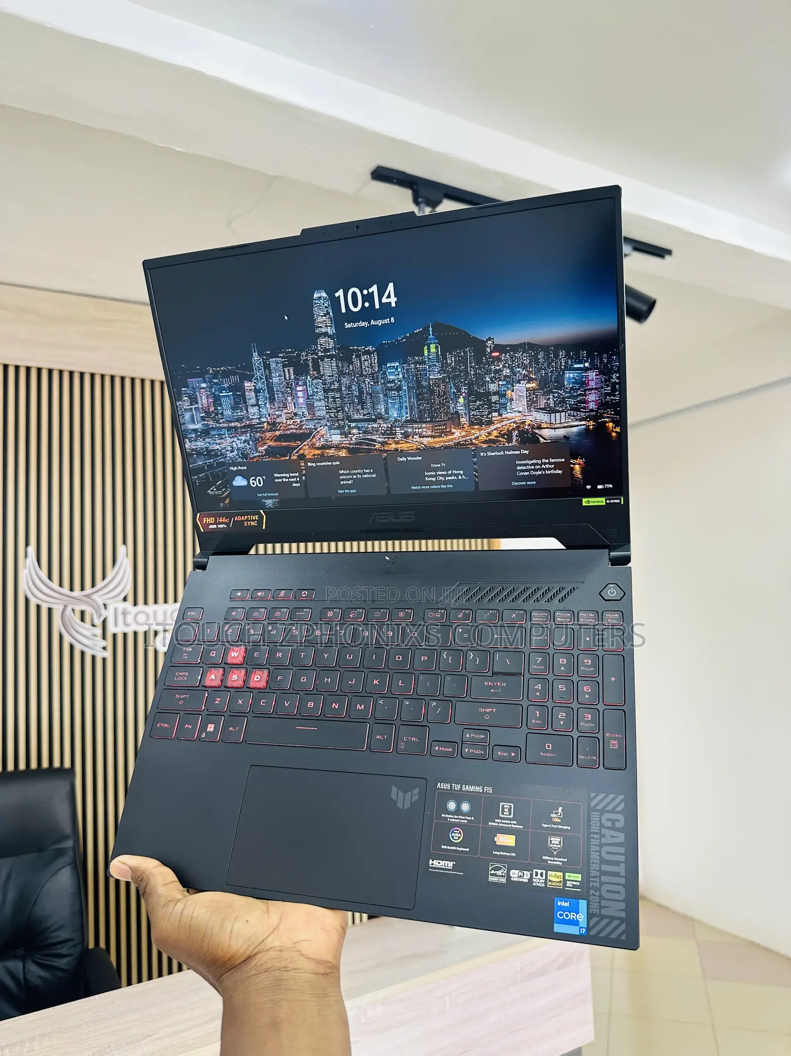 Laptop Asus TUF Gaming F15 16GB Intel Core i7 SSD 1T