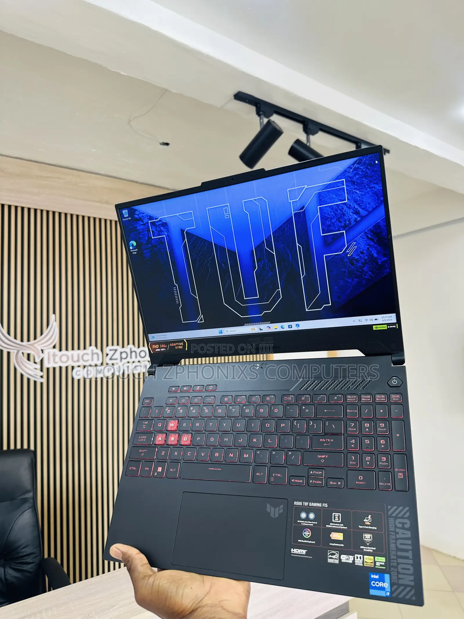 Laptop Asus TUF Gaming F15 16GB Intel Core i7 SSD 1T