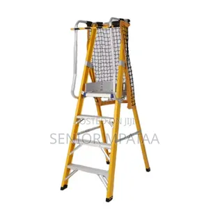 Fibreglass Platform Ladder With Safety Net