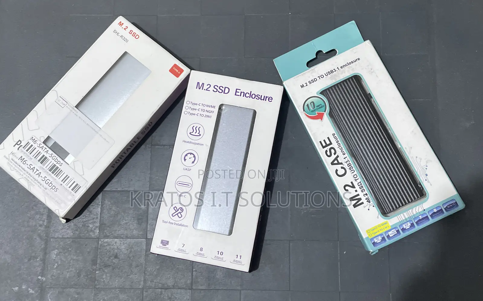 M.2 SSD Cases for NVMe and SATA