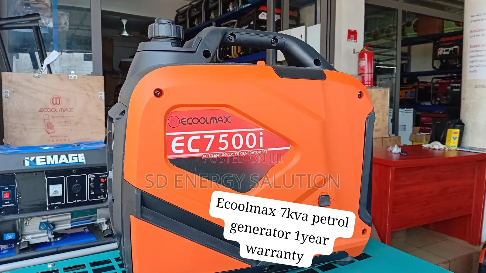 Ecoolmax 7KVA Petrol Generator – Reliable Backup Power Solution