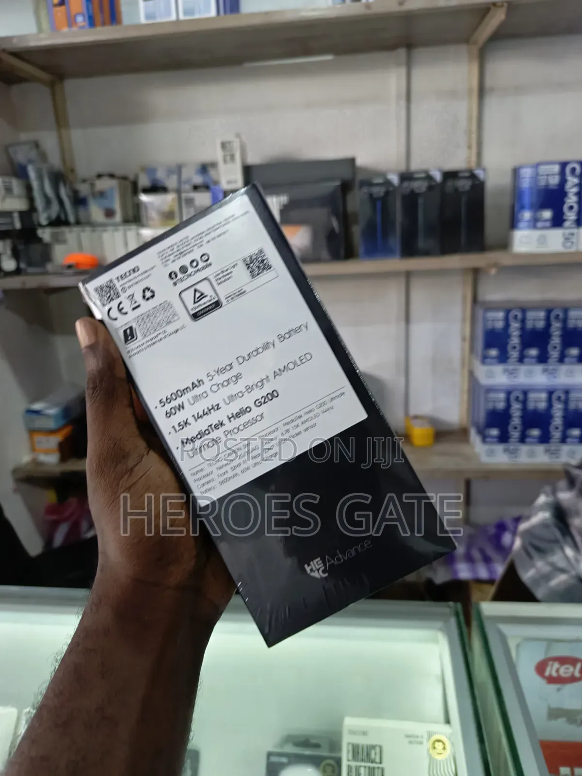 New Tecno Spark Slim 256 GB Black