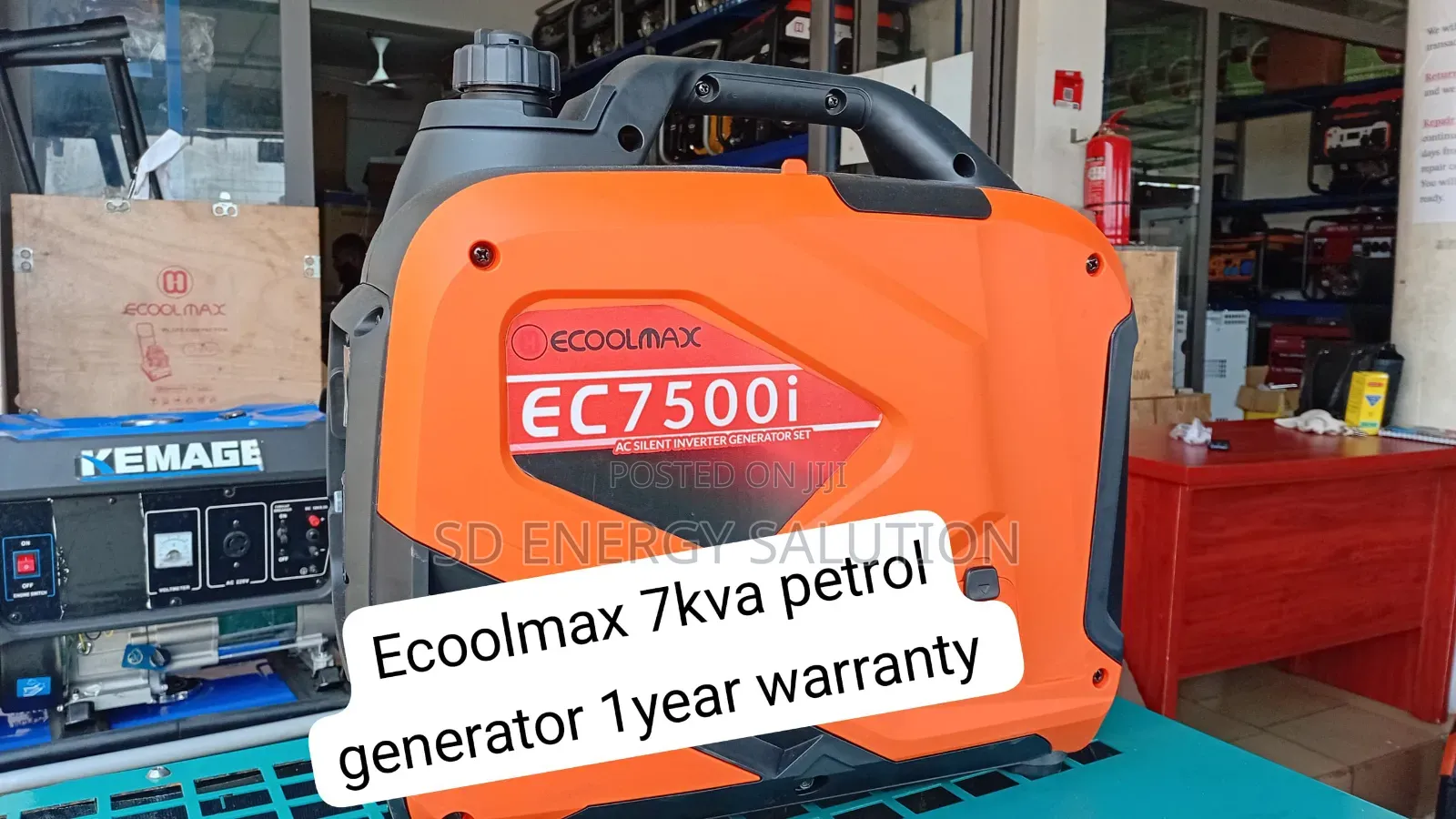 Ecoolmax 7KVA Silent Petrol Generator – Heavy Duty Performance