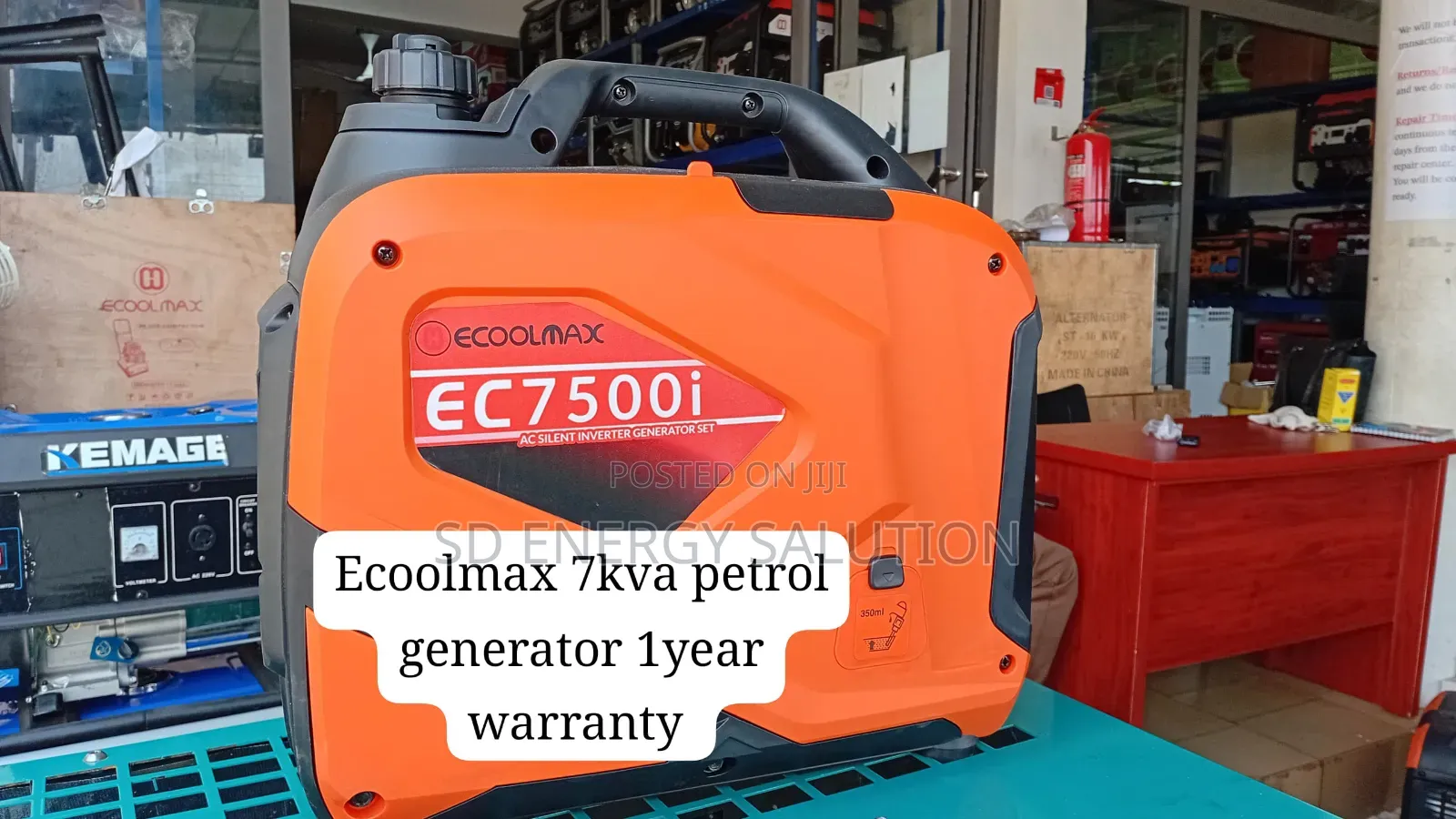 Ecoolmax 7KVA Silent Petrol Generator – Heavy Duty Performance