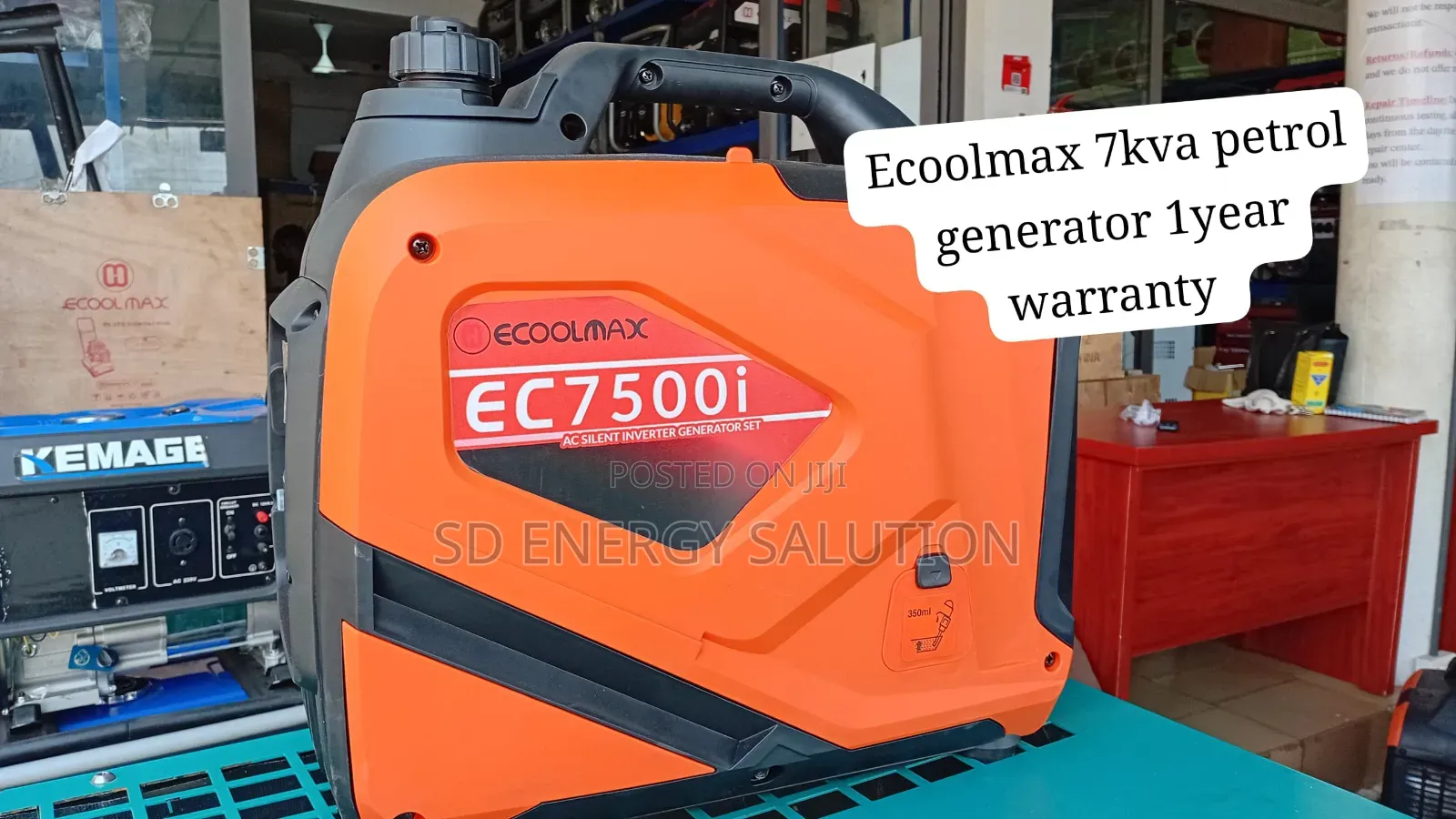 Ecoolmax 7KVA Petrol Generator – Home Office Power Supply