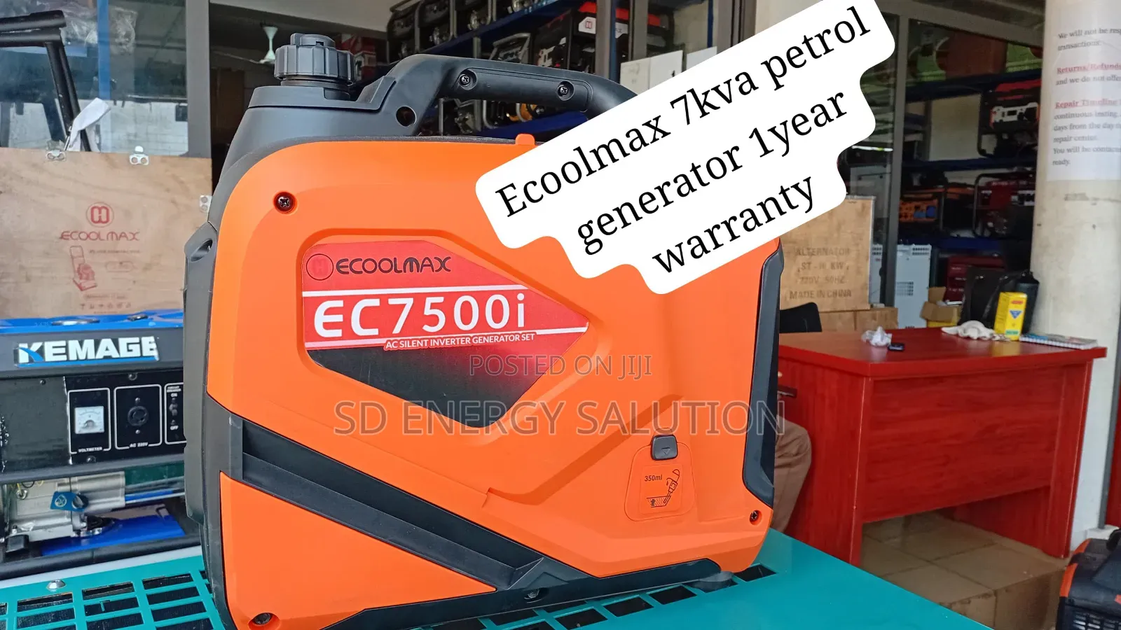 Ecoolmax 7KVA Petrol Generator – Strong, Silent Dependable