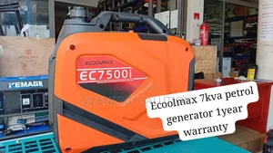 Ecoolmax 7kVA Petrol Generator – 100% Copper Engine
