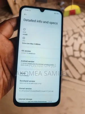 Xiaomi Redmi 15C 4G 128 GB Black