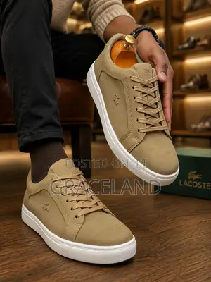 This Is Original Pure Leather Lacoste Shoe