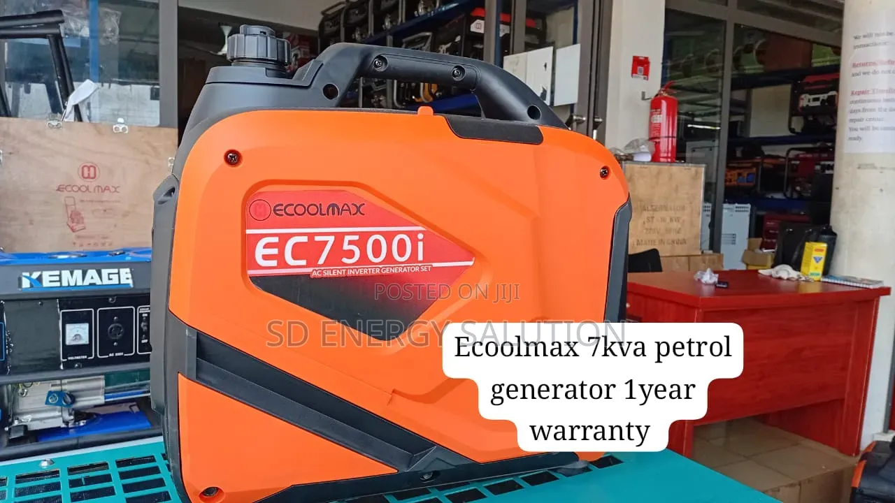 Ecoolmax 7kVA Petrol Generator – Rugged Efficient Design