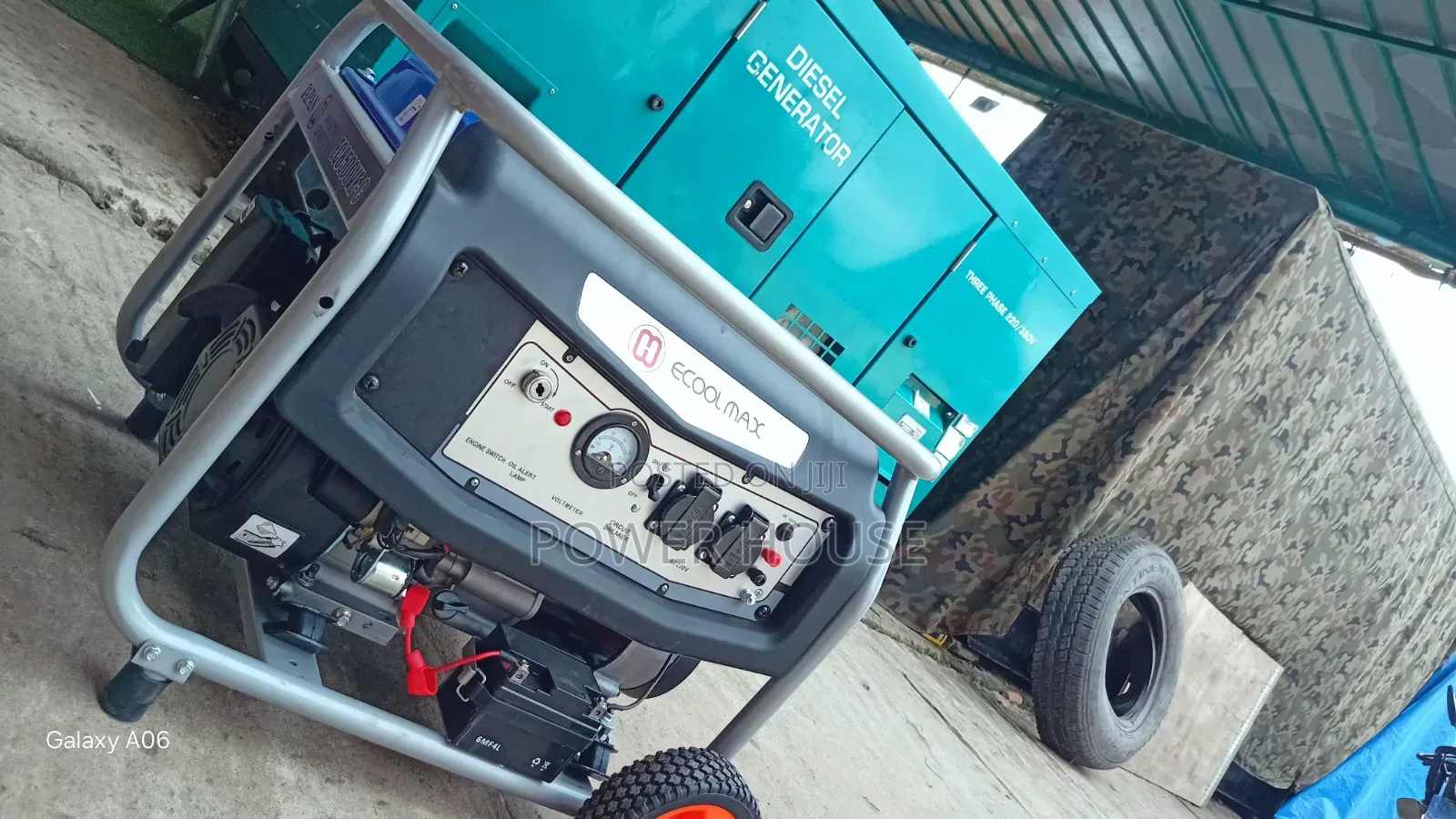 ECOOLMAX Heavy Duty Power Generator – Strong Petrol Engine