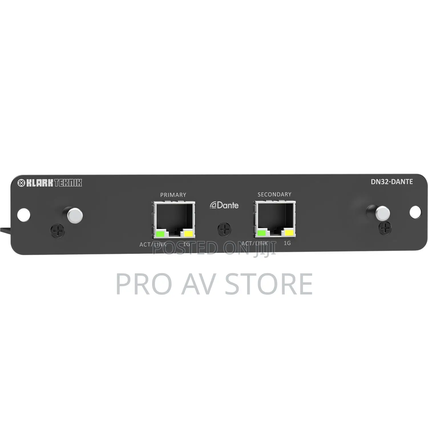 Klark Teknik DN32-DANTE 32x32-Ch Dante Expansion Module