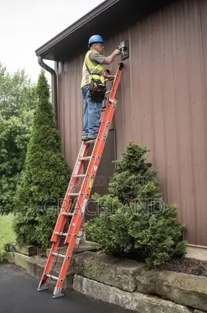 This Is Original Aluminum Fiberglass Ladder 2x12. (6.48) Extension