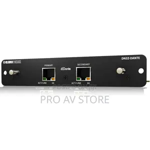 Klark Teknik DN32-DANTE 32x32-Ch Dante Expansion Module