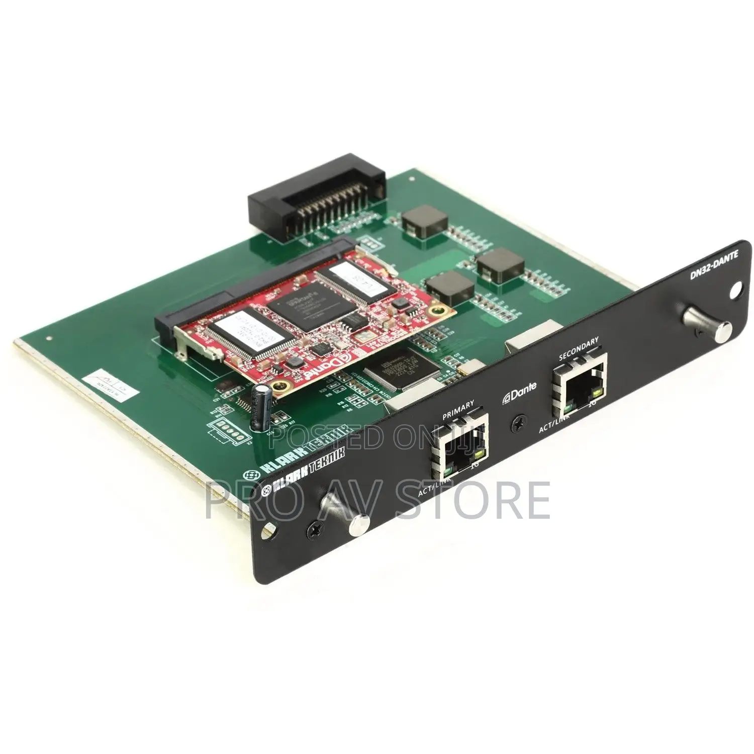 Klark Teknik DN32-DANTE 32x32-Ch Dante Expansion Module