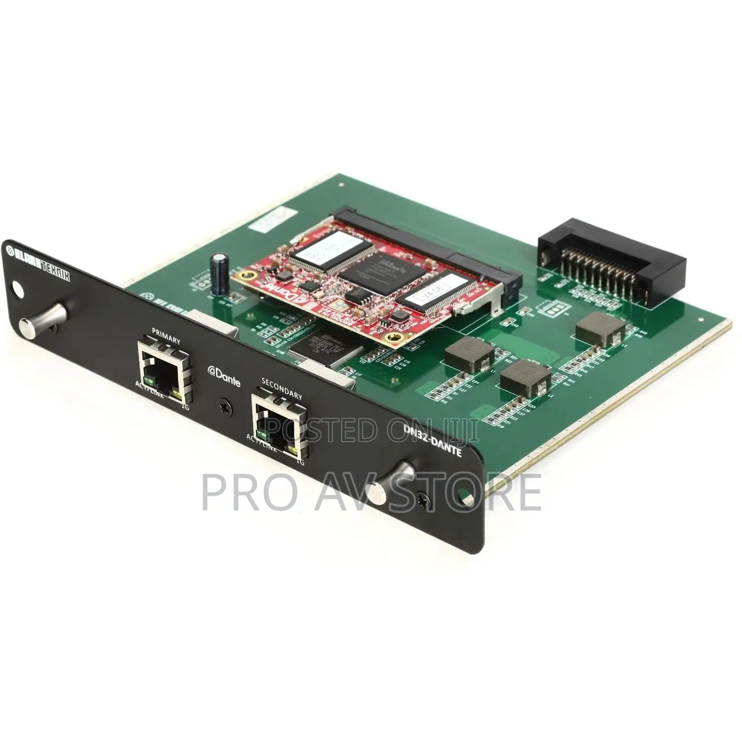 Klark Teknik DN32-DANTE 32x32-Ch Dante Expansion Module