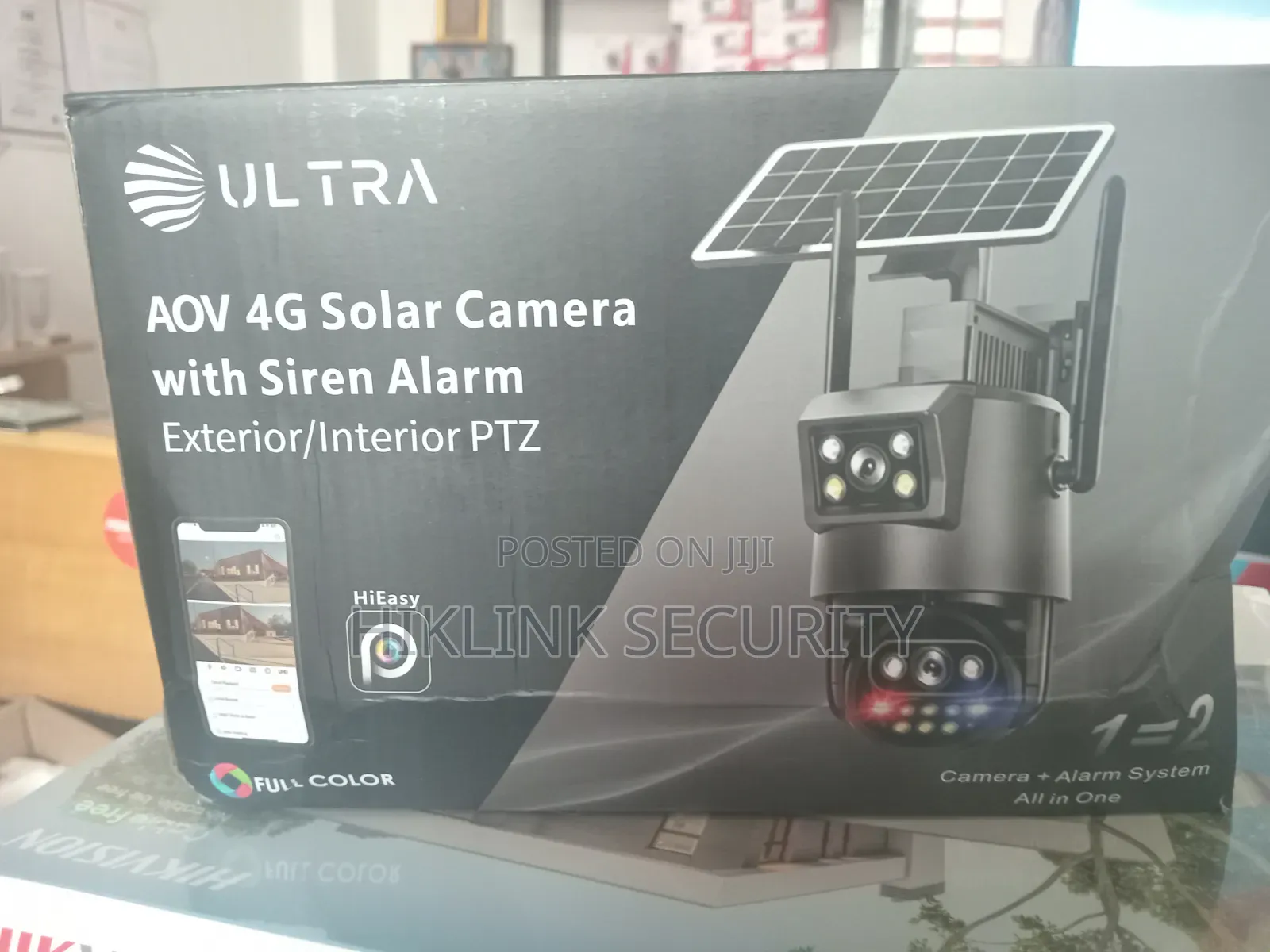 ULTRA Aov 4g Solar Camera With 2 Lens With Siren Alaram
