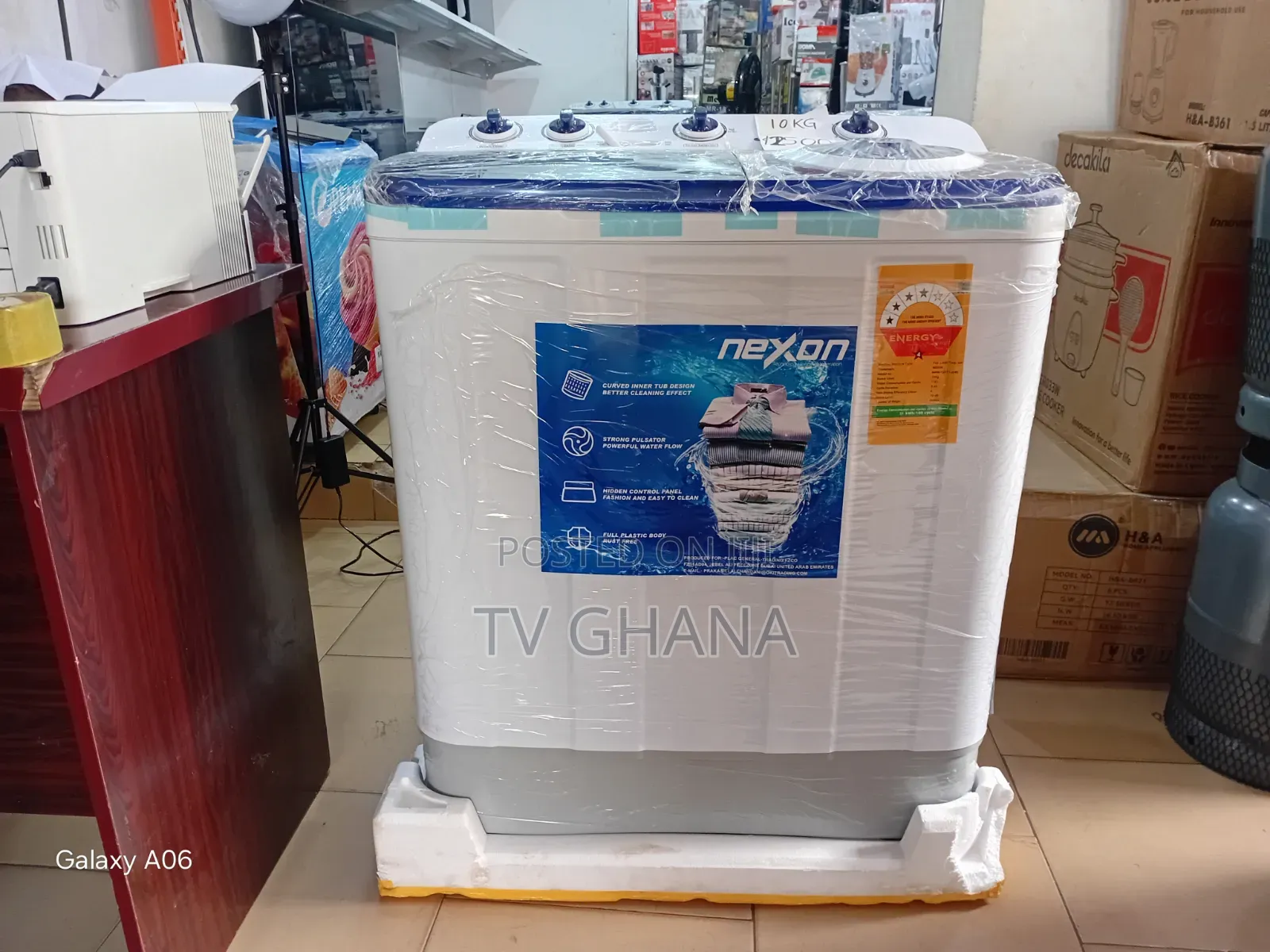 Nexon 10KG Washing Machine – Efficient Cleaning for Every Load10kg