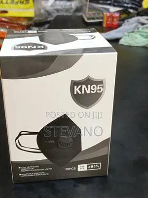 KN95 Black With Valve