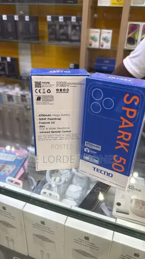 New Tecno Spark 50 128 GB Black