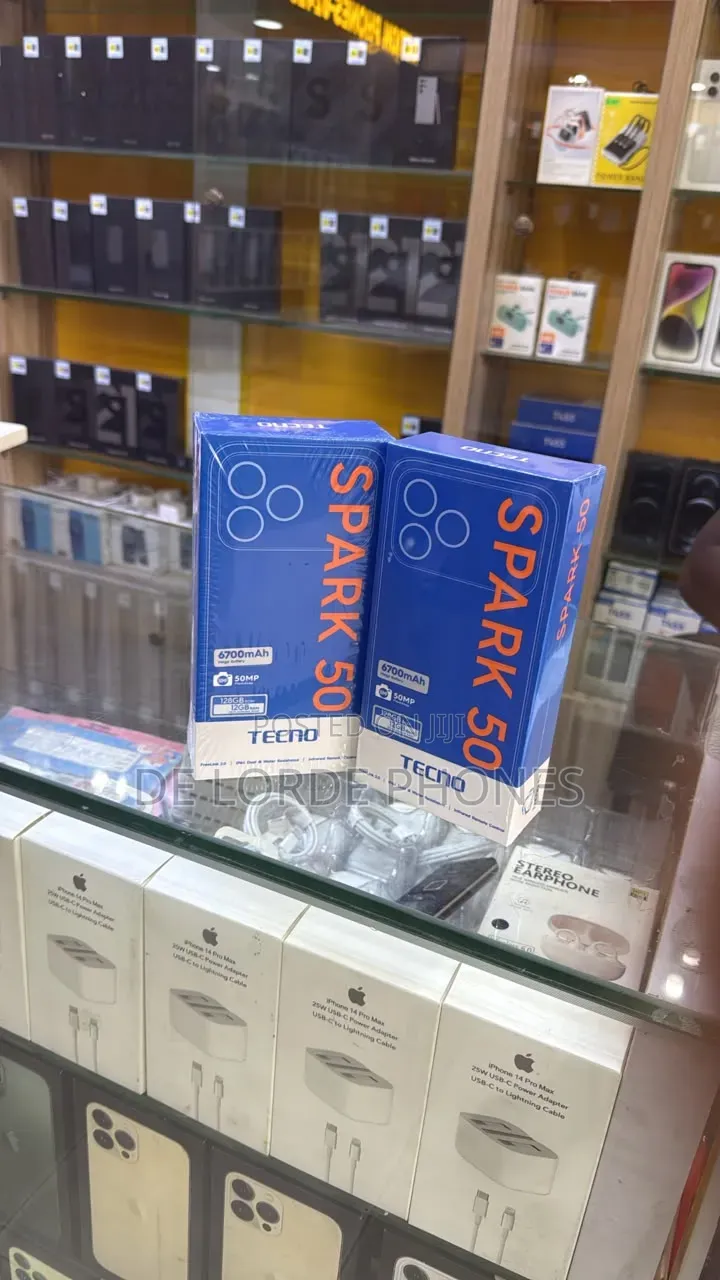New Tecno Spark 50 128 GB Black